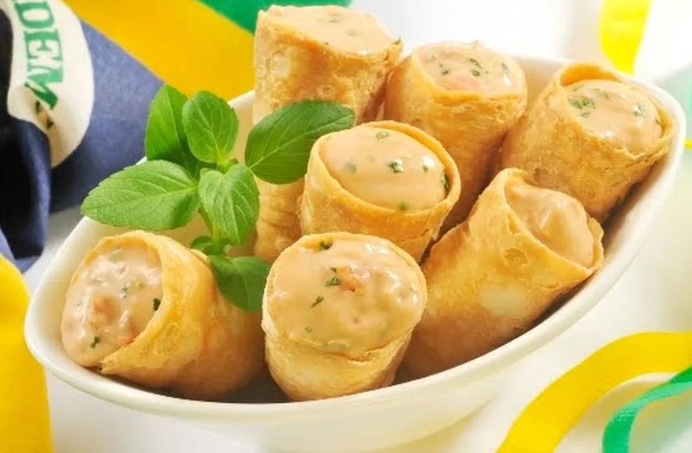 Canudinho de Maionese Festa de Antigamente